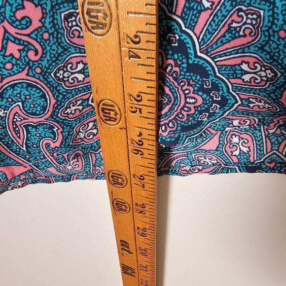 EUC LOFT PAISLEY MANDALA PRINT RUFFLED TOP SIZE SMALL - Picture 12 of 12